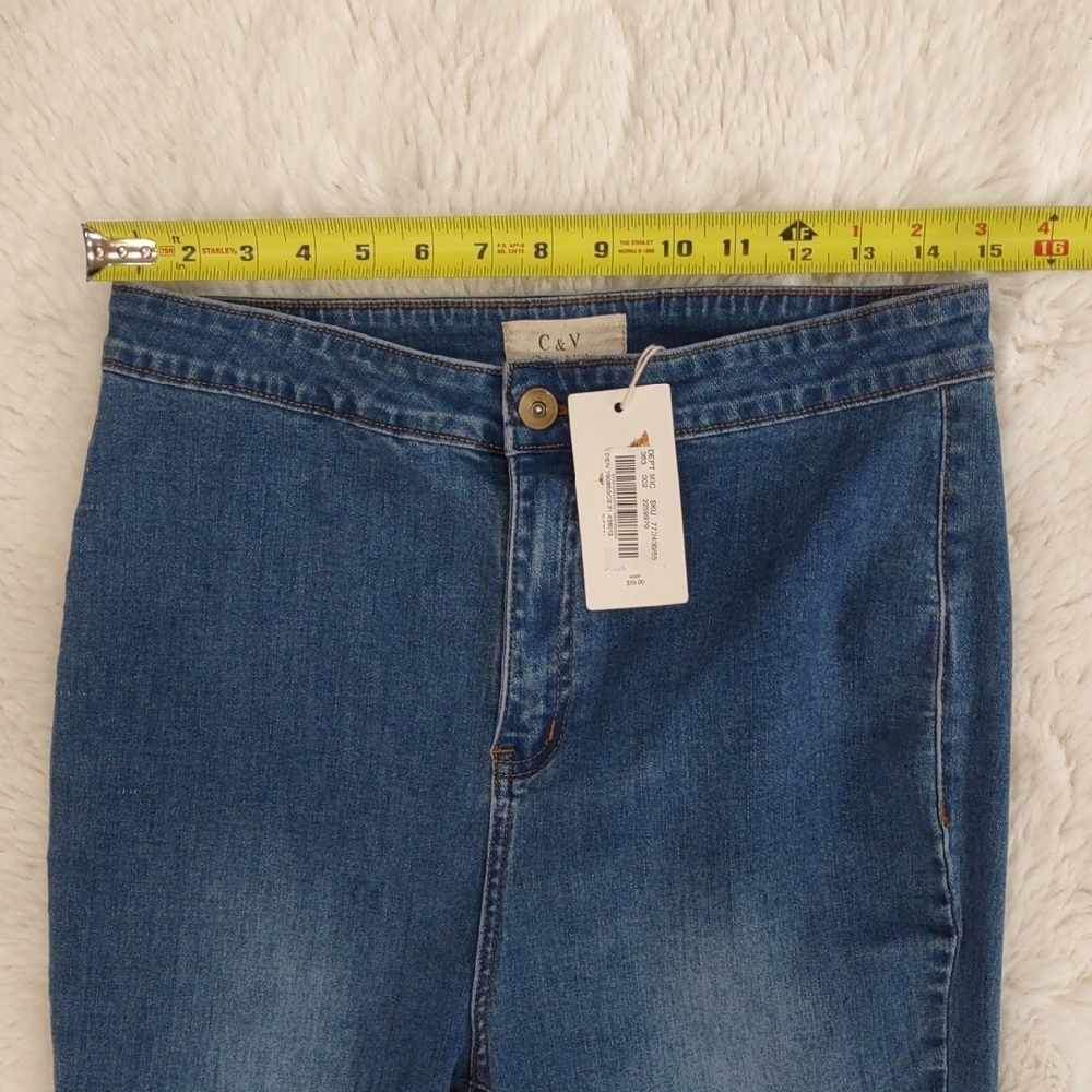 Chelsea & Violet, Size 31,Blue Flared Women's Jeans - Picture 10 of 17